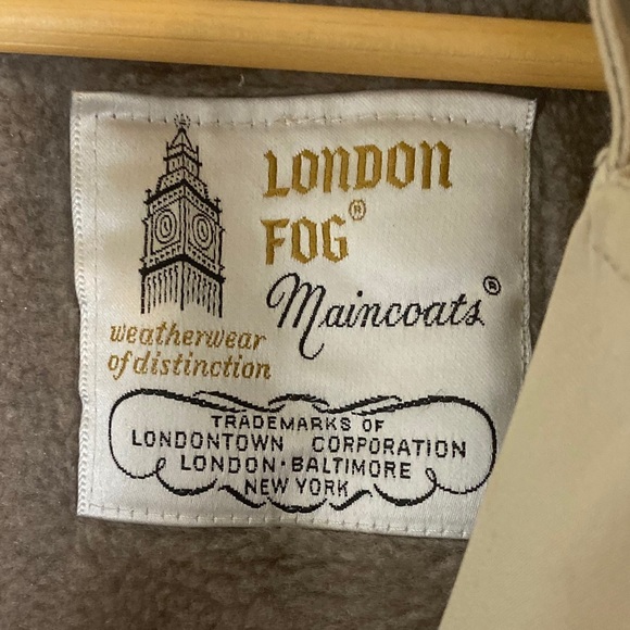 London Fog Petite Maxi Raincoat 8P - Picture 5 of 6